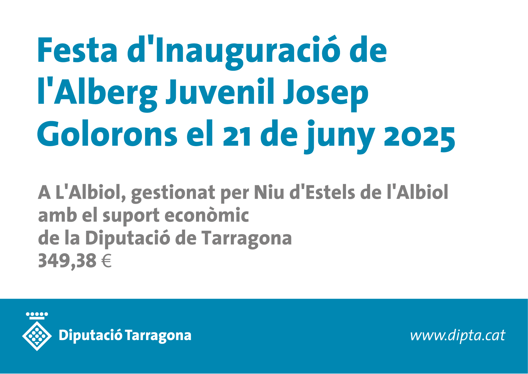 Inauguració del Alberg Josep Golorons